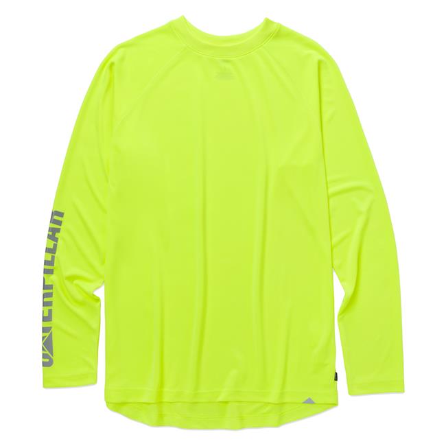 CAT Men's Lightweight Cooling L/S Crew Tee