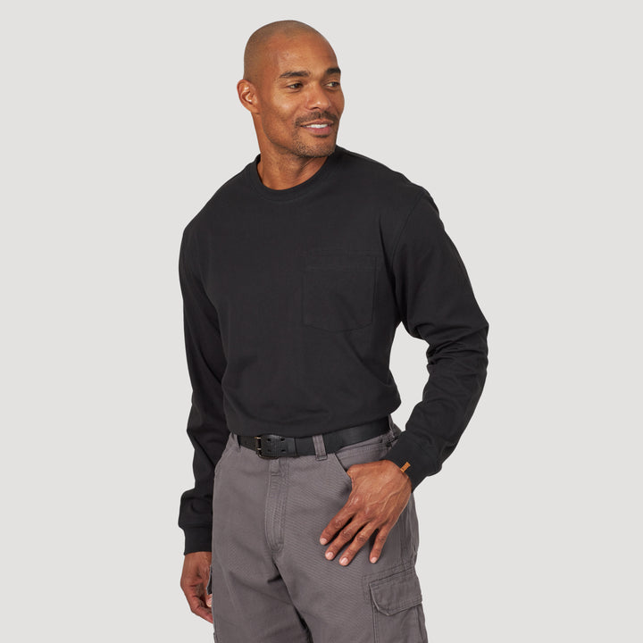 Wrangler Men's RIGGS Workwear® Long Sleeve 1 Pocket Performance T-Shirt