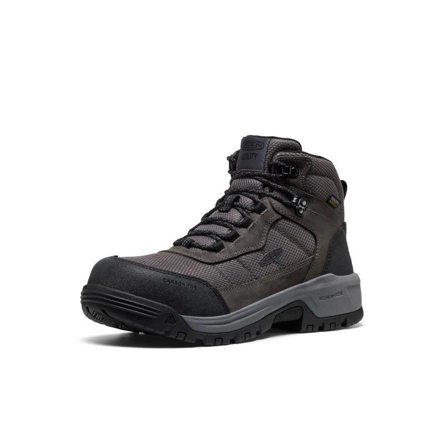 KEEN Men's Skokie Waterproof Work Boot (Carbon Toe)