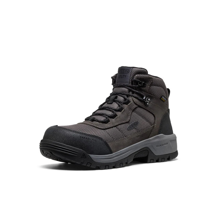 KEEN Men's Skokie Waterproof Work Boot (Carbon Toe)