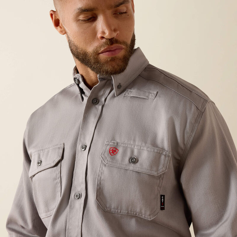Ariat Men's FR Solid Long Sleeve Work Shirt
