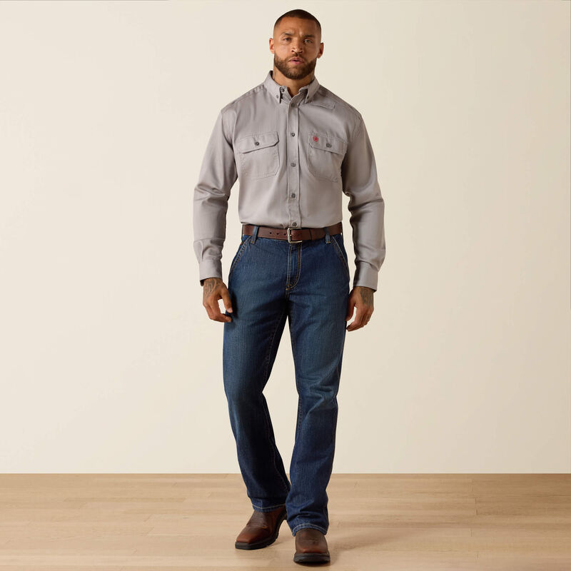 Ariat Men's FR Solid Long Sleeve Work Shirt