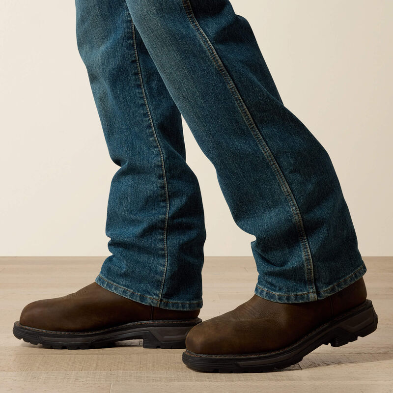 Ariat Men's Rebar M4 Relaxed DuraStretch Basic Boot Cut Jean
