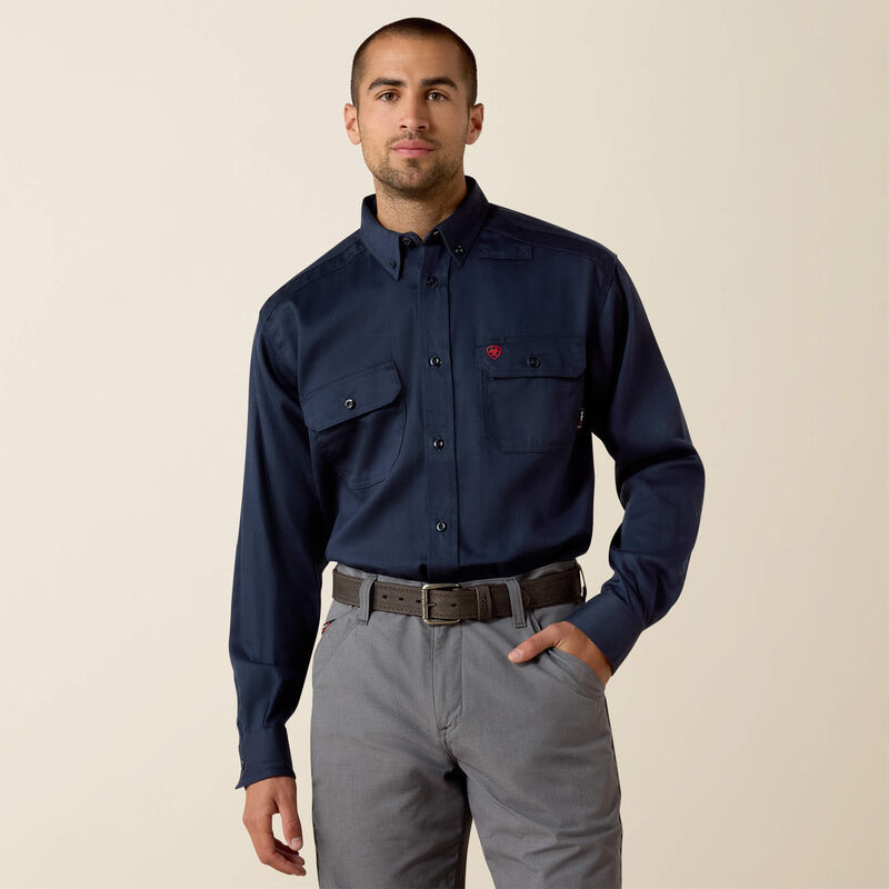 Ariat Men's FR Solid Long Sleeve Work Shirt