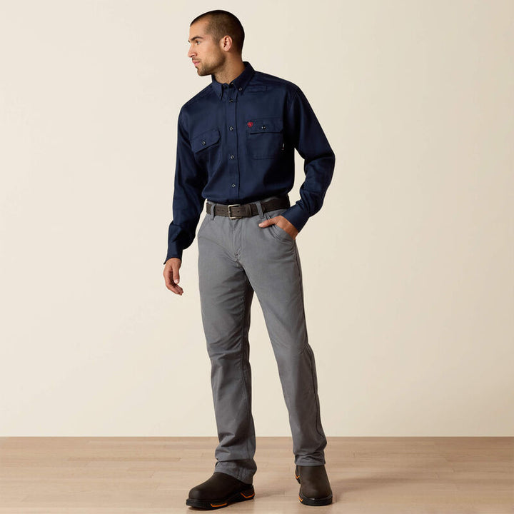 Ariat Men's FR Solid Long Sleeve Work Shirt