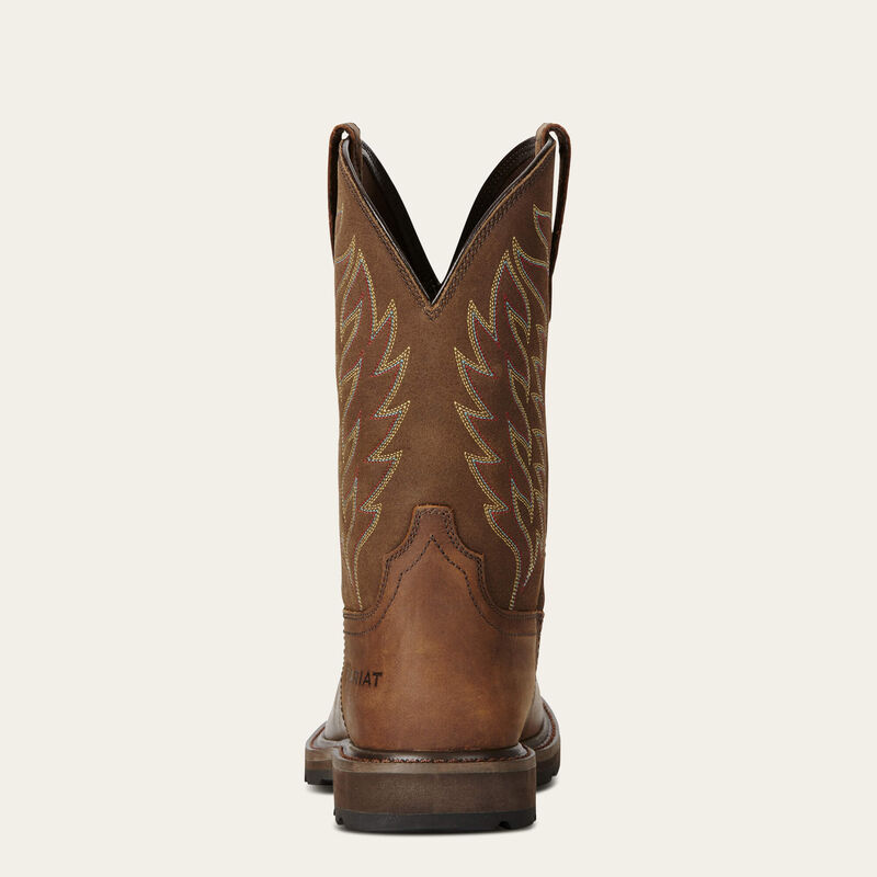 ARIAT Men's Groundbreaker Wide Square Toe Steel Toe Work Boot