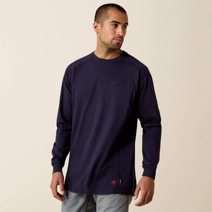 Ariat Mens FR Air Crew LS T-Shirt