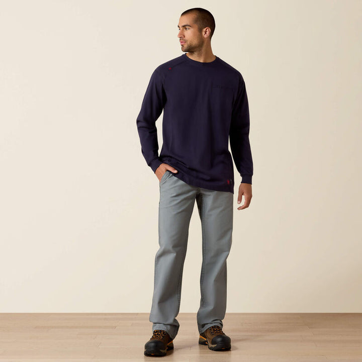 Ariat Mens FR Air Crew LS T-Shirt