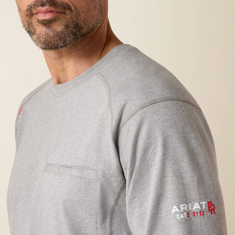 Ariat Mens FR Air Crew LS T-Shirt