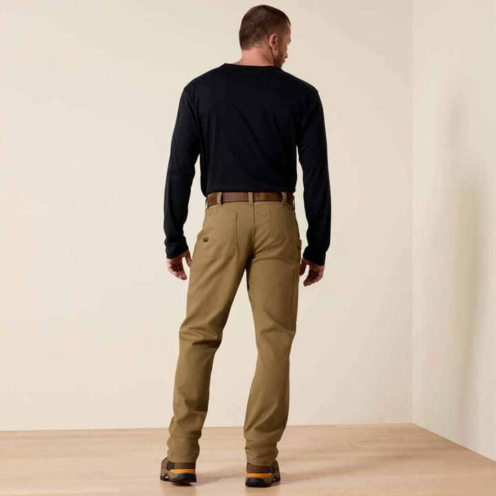 Ariat Men'sRebar M4 Low Rise DuraStretch Made Tough Double Front Stackable Straight Leg Pant