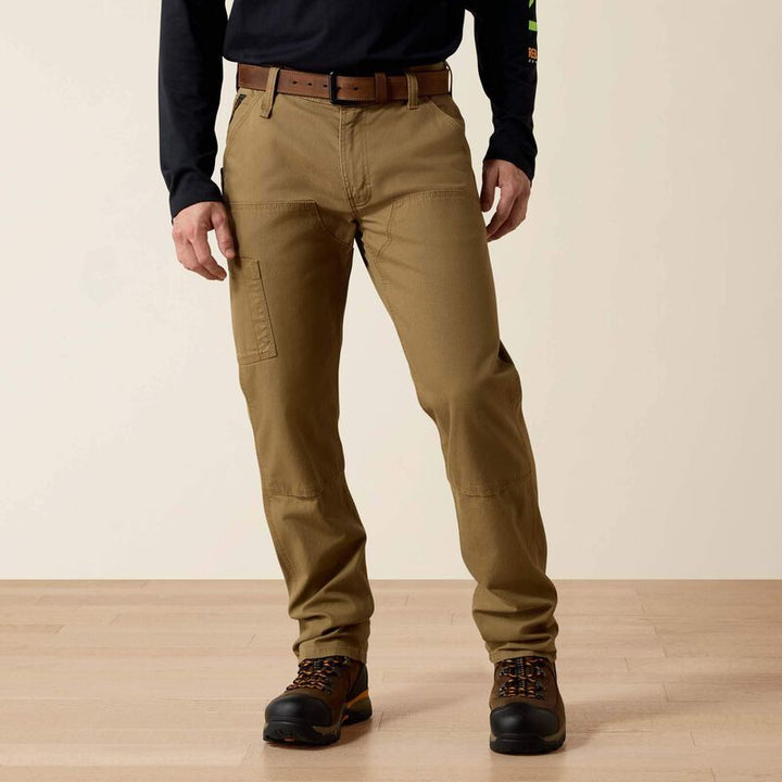 Ariat Men'sRebar M4 Low Rise DuraStretch Made Tough Double Front Stackable Straight Leg Pant