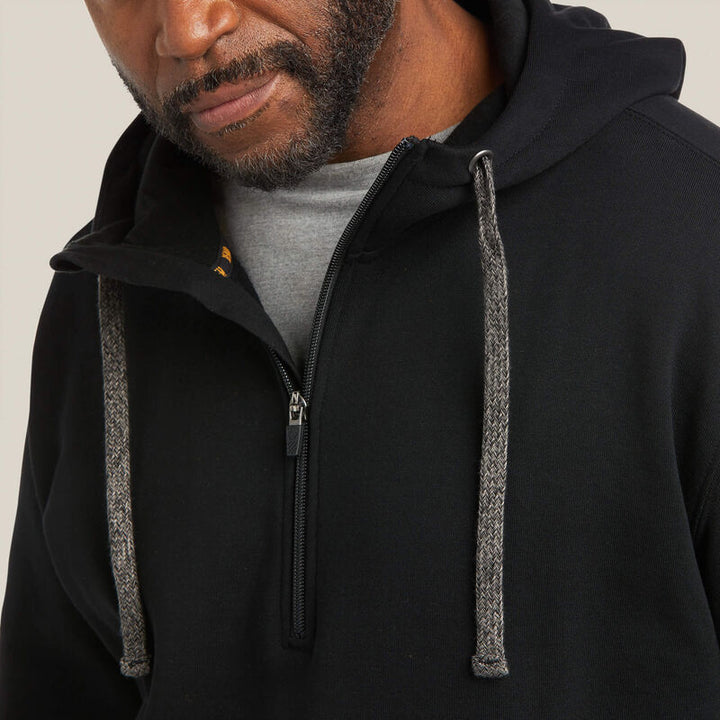 Ariat Mens Rebar Workman 1/4 Zip Hoodie