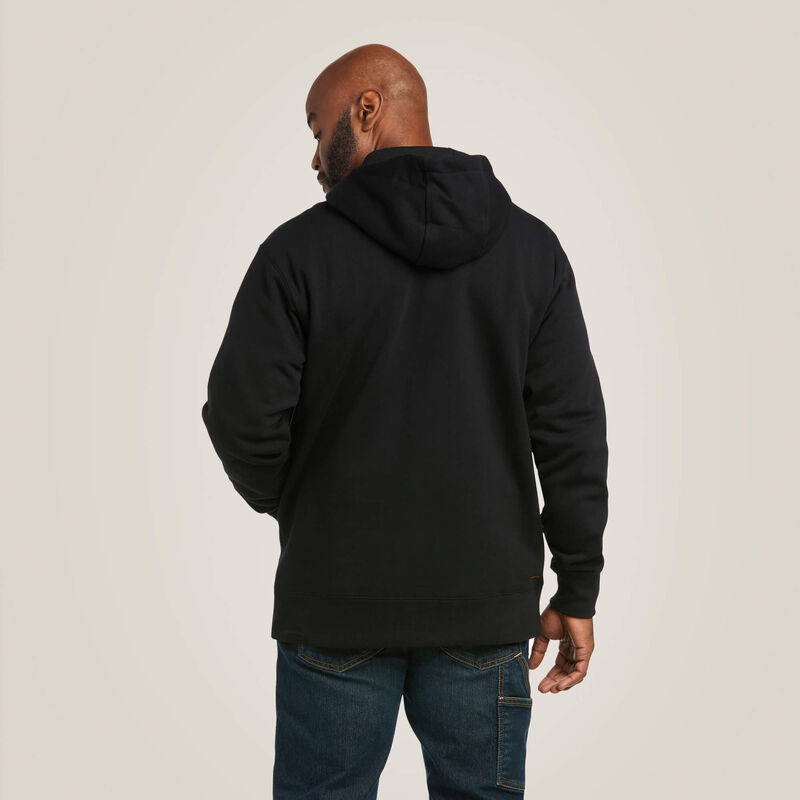 Ariat Mens Rebar Workman 1/4 Zip Hoodie