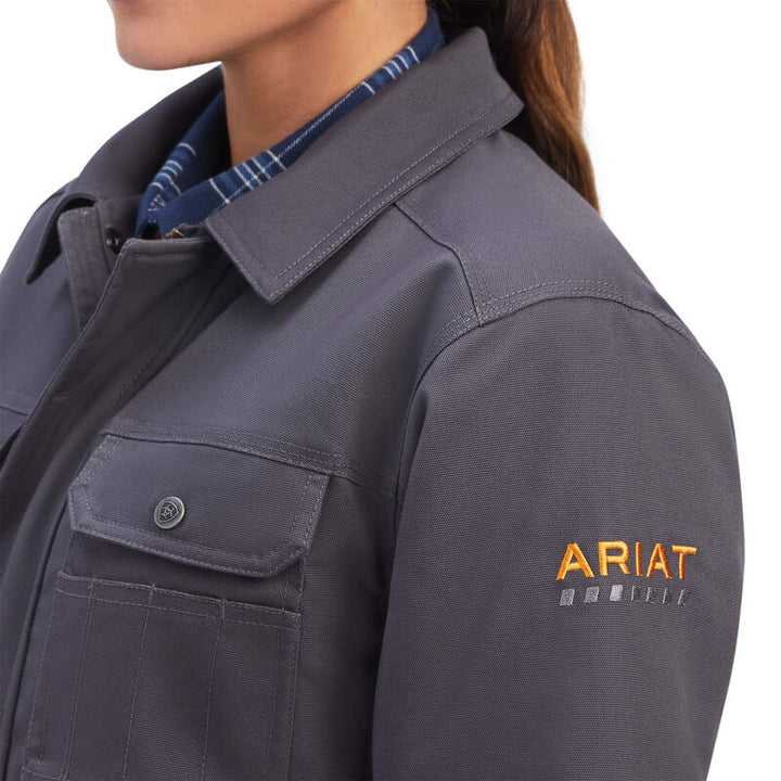 Ariat Women's Rebar DuraCanvas Sherpa-Lined Coat