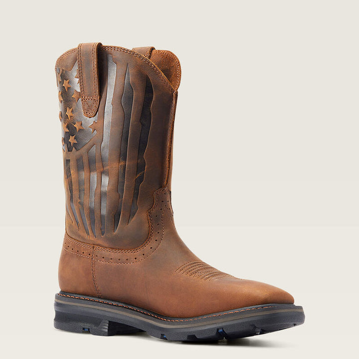 ARIAT Men's Sierra Shock Shield Patriot Work Boot