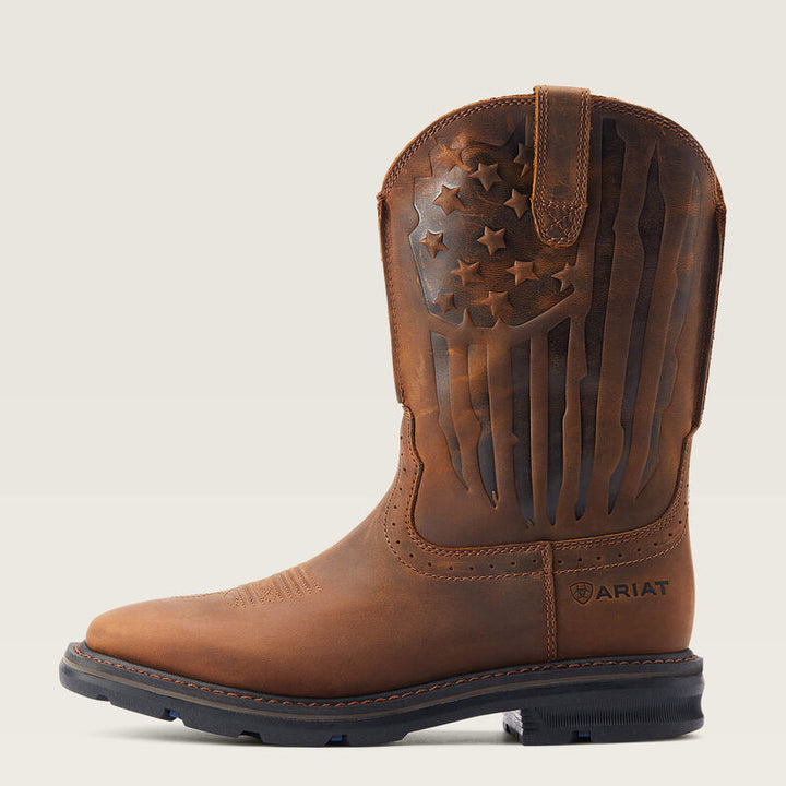 ARIAT Men's Sierra Shock Shield Patriot Work Boot