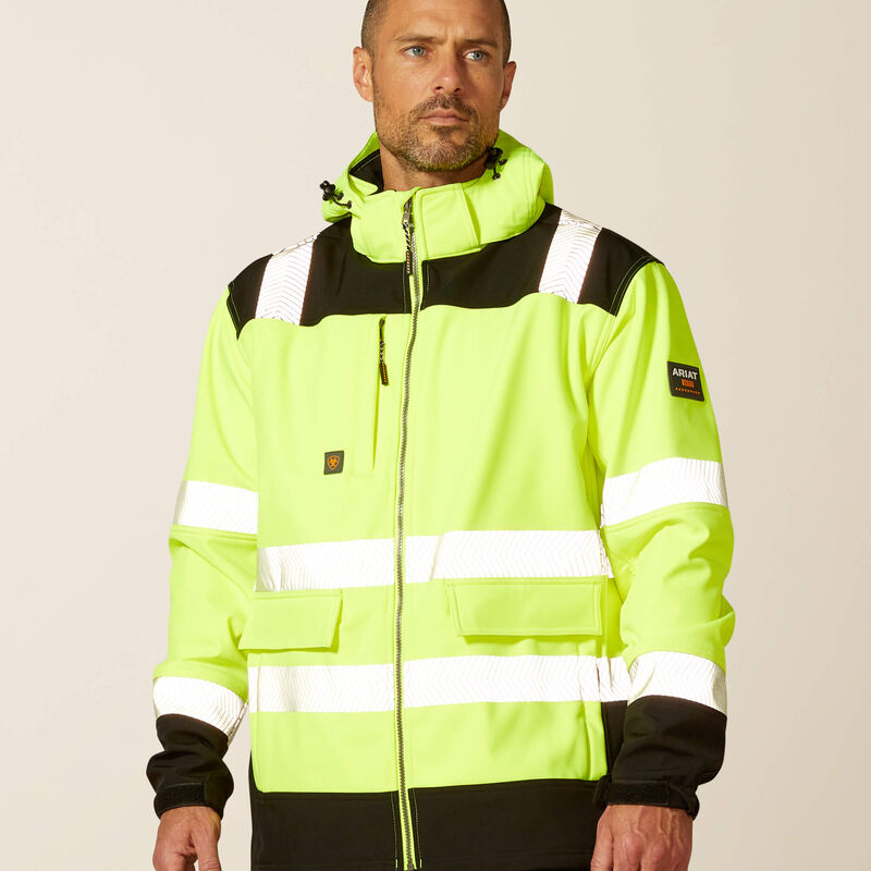 Ariat Men's Rebar Hi-Vis Softshell Jacket