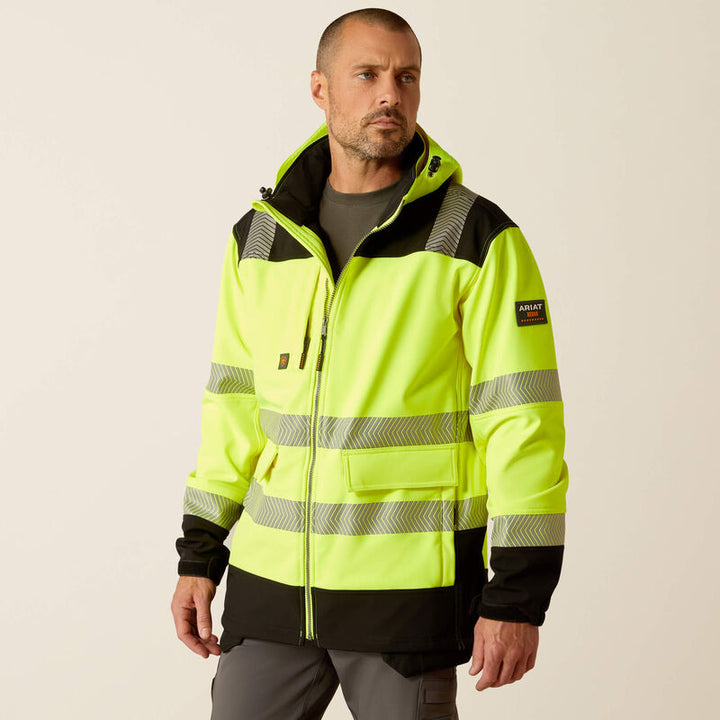 Ariat Men's Rebar Hi-Vis Softshell Jacket