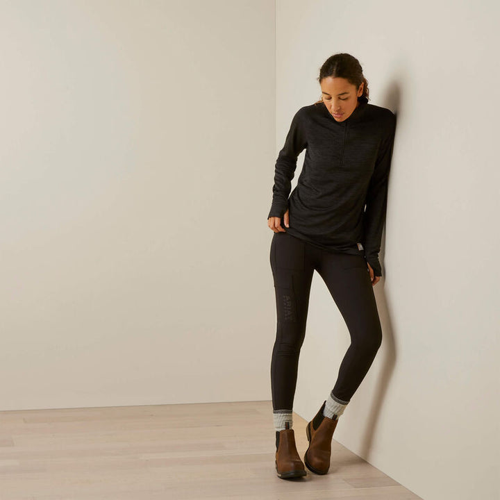 Ariat Women's Rebar Gridwork 1/4 Zip Baselayer