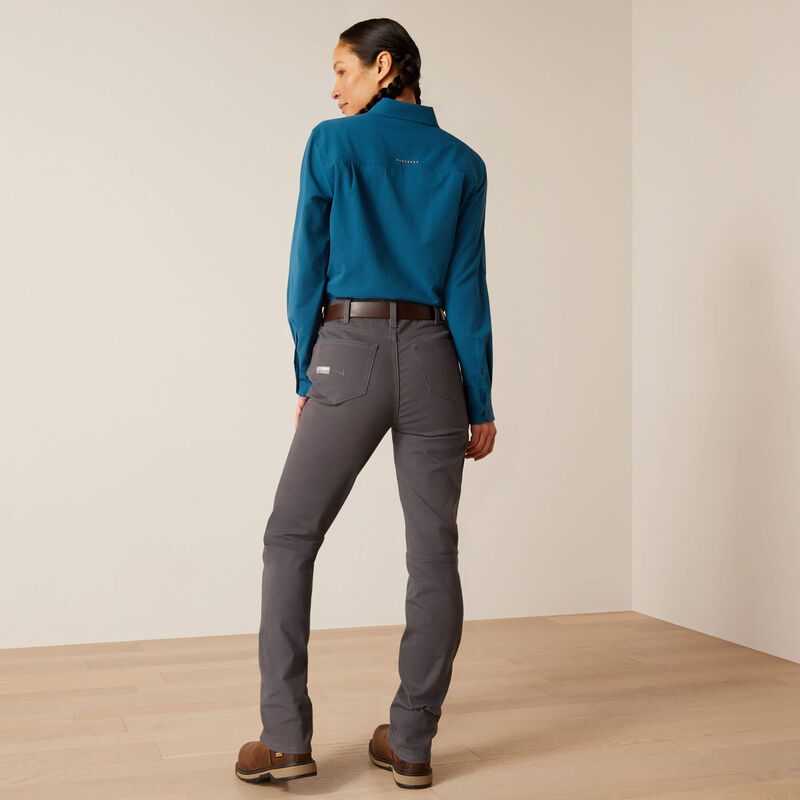 Ariat Women's Rebar PR DuraStretch Made Tough Double Front Straight Pant