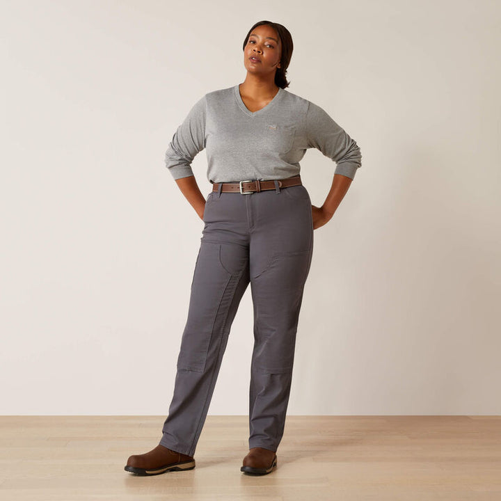 Ariat Women's Rebar PR DuraStretch Made Tough Double Front Straight Pant