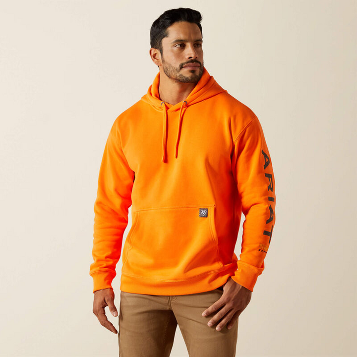 Ariat Mens Rebar Workman Graphic Hoodie