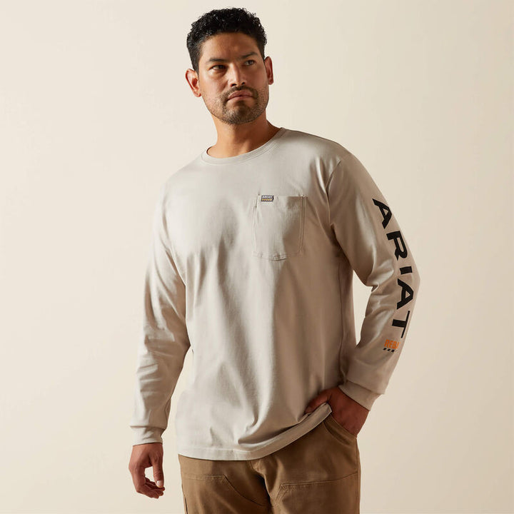 Ariat Men's Rebar Cotton Strong Standard Logo Pocket T-Shirt