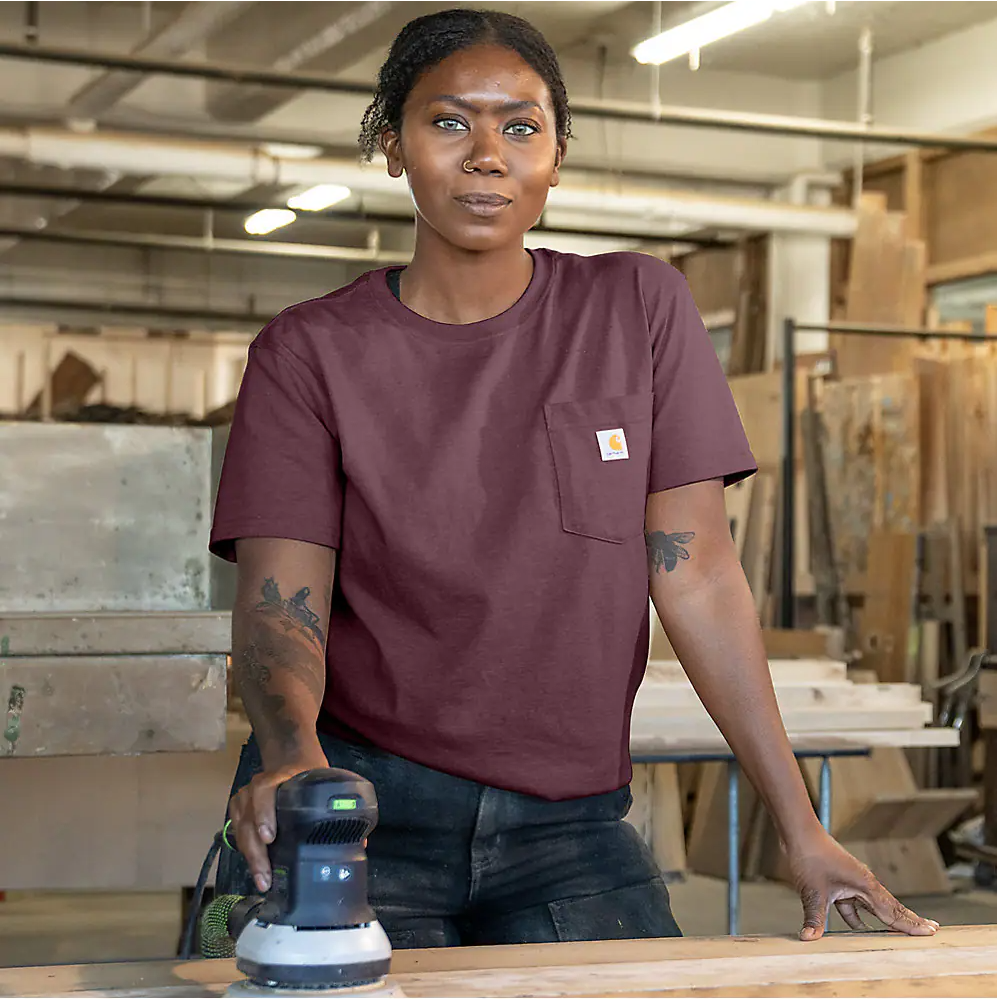 Carhartt Women's Iconic K87 Pocket T-Shirt