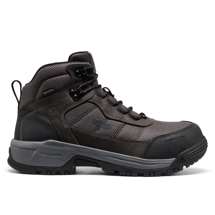 KEEN Men's Skokie Waterproof Work Boot (Carbon Toe)