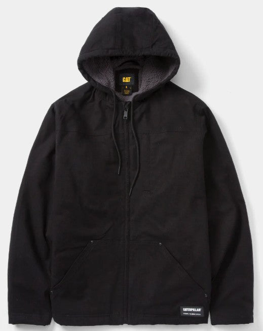 CAT Men's Hooded Sherpa Lined Jacket