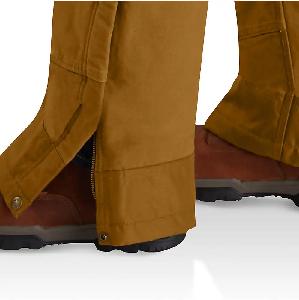 Carhartt Men's Washed Duck Insulated Bib Overall