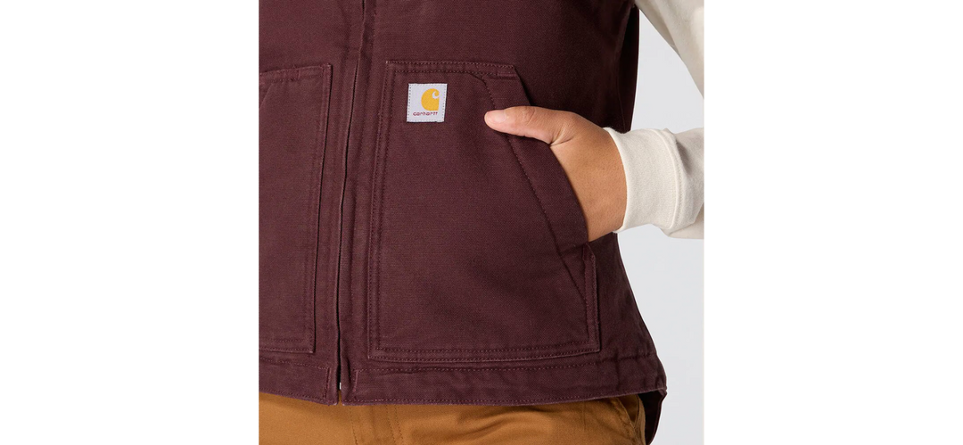 Carhartt Women's Washed Duck Mock Neck Vest