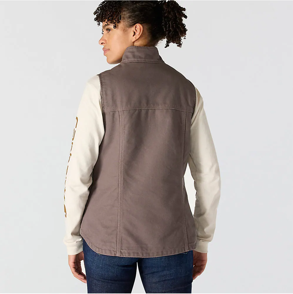Carhartt Women's Washed Duck Mock Neck Vest