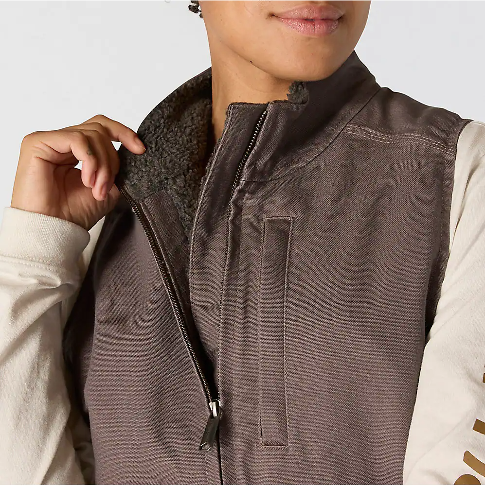 Carhartt Women's Washed Duck Mock Neck Vest