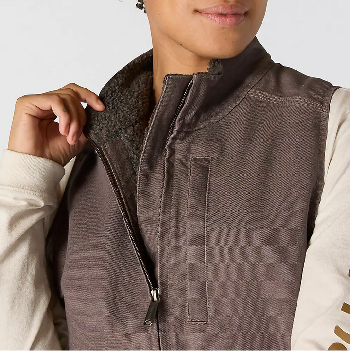 Carhartt Women's Washed Duck Mock Neck Vest