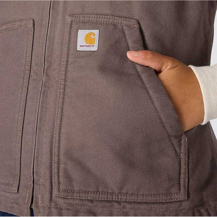 Carhartt Women's Washed Duck Mock Neck Vest