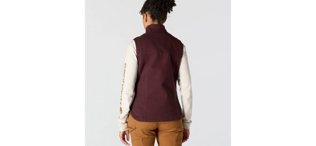 Carhartt Women's Washed Duck Mock Neck Vest