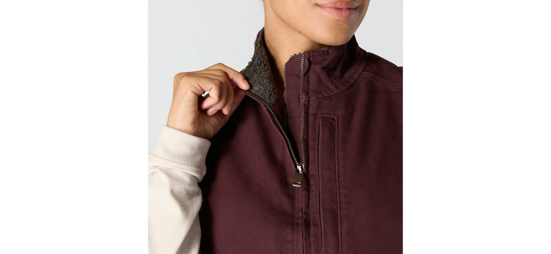 Carhartt Women's Washed Duck Mock Neck Vest