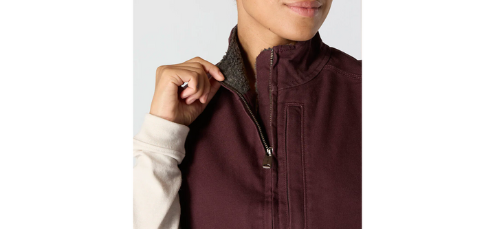 Carhartt Women's Washed Duck Mock Neck Vest