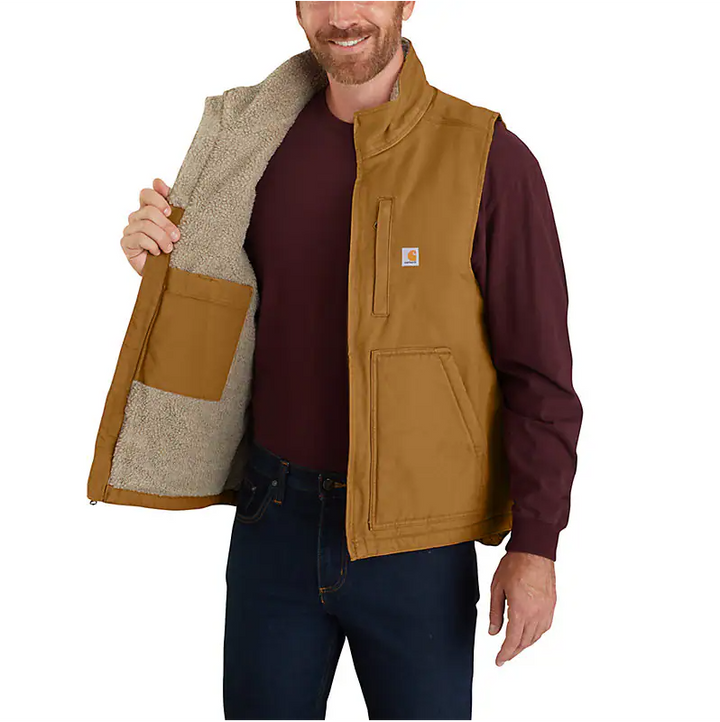 Carhartt Men's Washed Duck Mock-Neck Vest