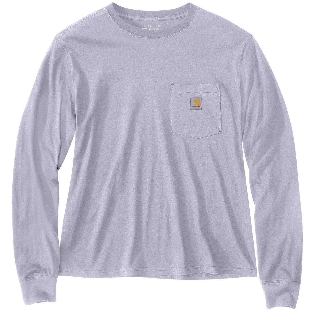 Carhartt Women's TENCEL™ Fiber Series Loose Fit Long-Sleeve Crewneck Pocket T-Shirt