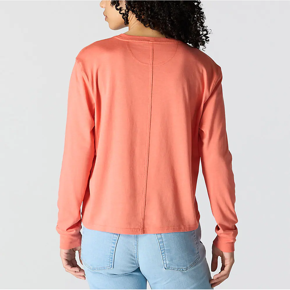 Carhartt Women's TENCEL™ Fiber Series Loose Fit Long-Sleeve Crewneck Pocket T-Shirt