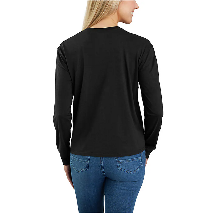 Carhartt Women's TENCEL™ Fiber Series Loose Fit Long-Sleeve Crewneck Pocket T-Shirt