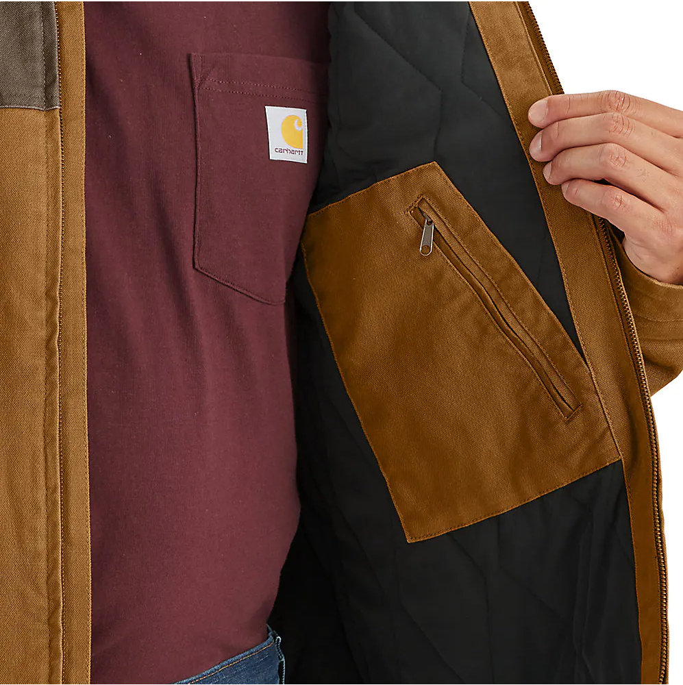 Carhartt Men's Montana Rugged Flex® Relaxed Fit Duck Insulated Jacket - 2 Warmer Rating