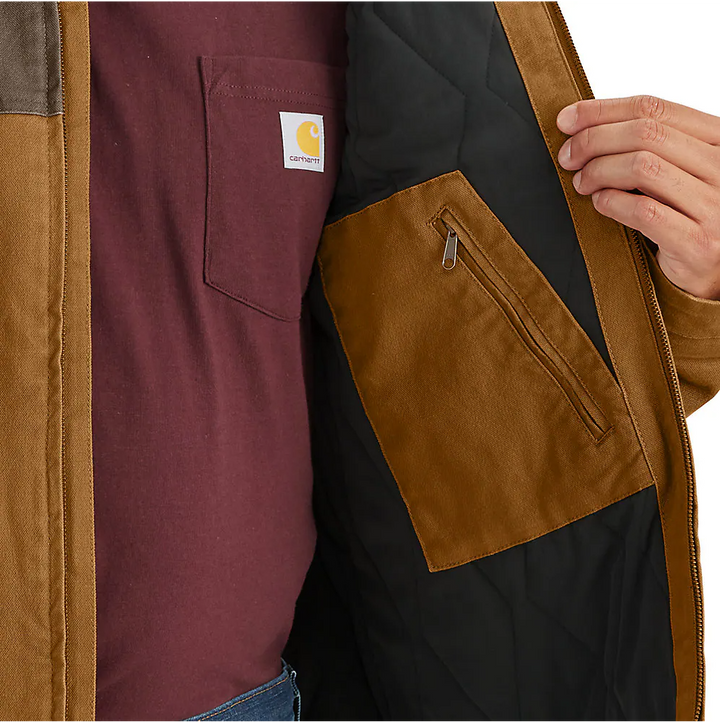 Carhartt Men's Montana Rugged Flex® Relaxed Fit Duck Insulated Jacket - 2 Warmer Rating