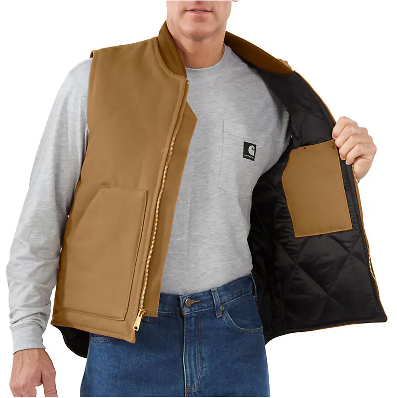 Carhartt Men's Iconic V01 Firm Duck Vest