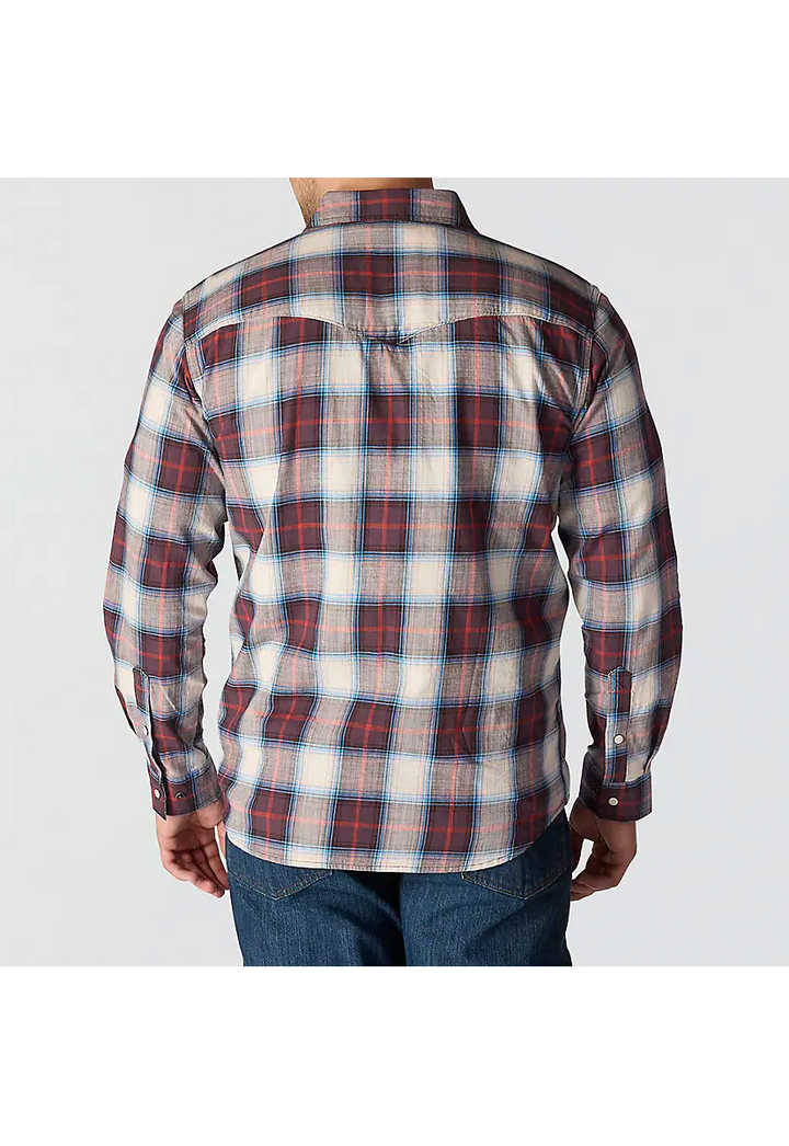 Carhartt Men's Montana Rugged Flex™ Relaxed Fit Lightweight Long-Sleeve Snap-Front Plaid Shirt