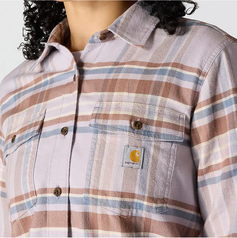 Carhartt Women's TENCEL™ Fiber Series Relaxed Fit Plaid Shirt
