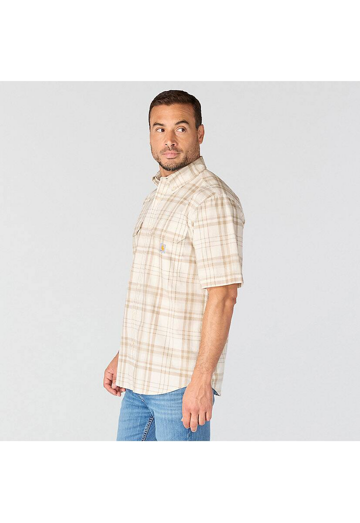 Carhartt Men's Fort Loose Fit S/S Plaid Shirt