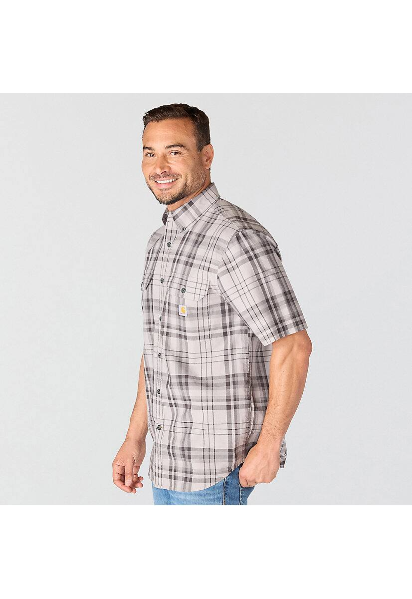 Carhartt Men's Fort Loose Fit S/S Plaid Shirt